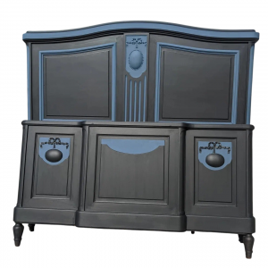 Transformation de meubles vintage à Casablanca 10 Tête de lit art-déco relooké imago-concept Casablanca