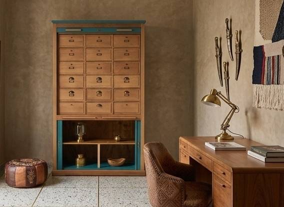 Armoire de notaire transformé par imago-concept Casablanca