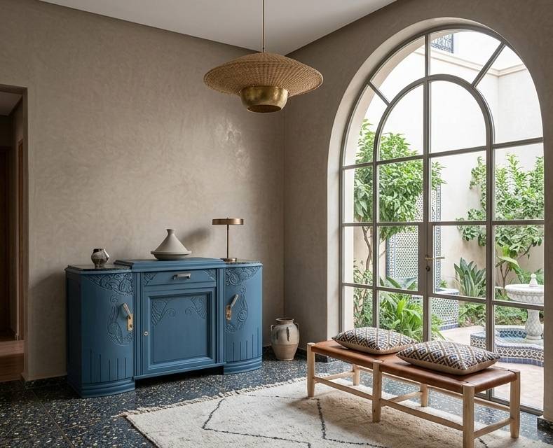 upcycling buffet art déco