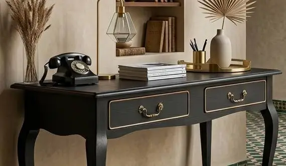 Transformation de meubles vintage à Casablanca – buffet ancien transformé par IMAGO CONCEPT