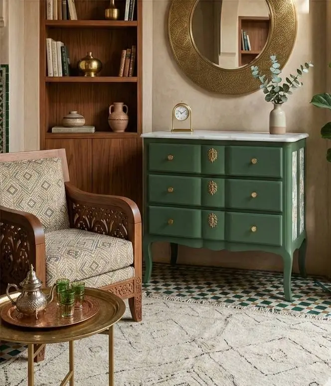 Commode tombeau upcyclé par imago concept