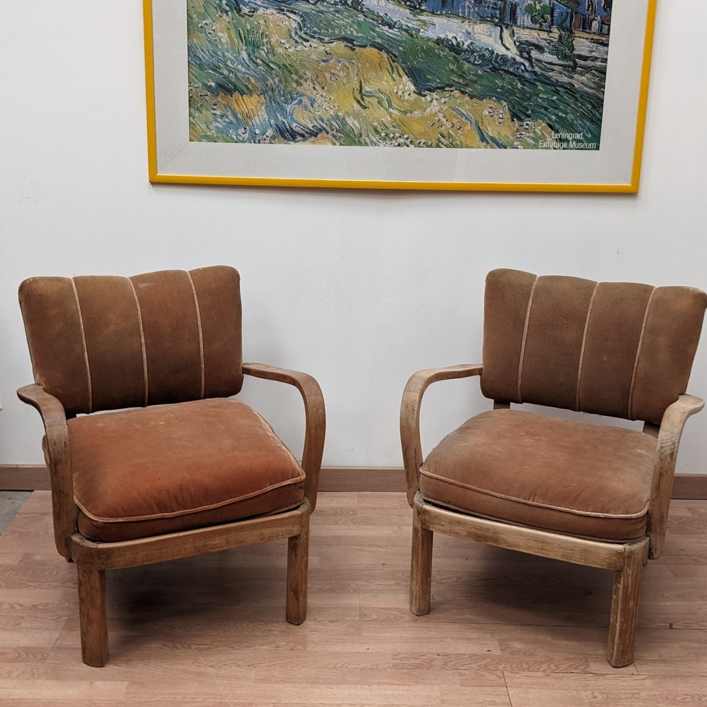 fauteuil knoll avant restauration